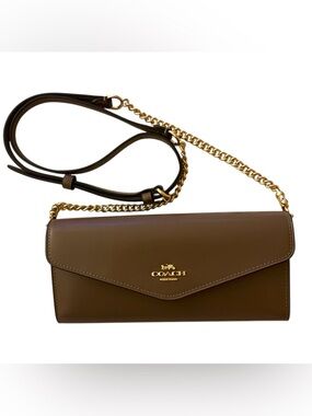 Coach | Klare Wallet on Chain Crossbody | Dark Stone | NWOT